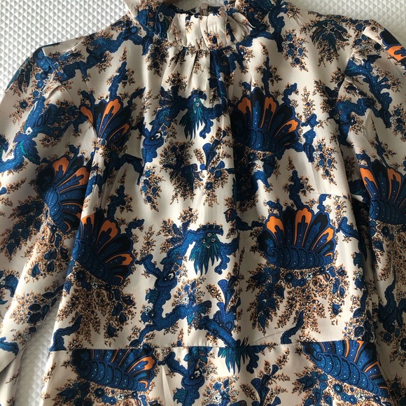 Sandro Utopique Silk Dress ASO Queen Letizia and Princess Victoria - Picture 4 of 6